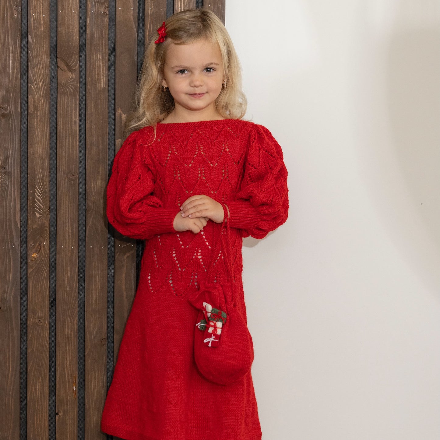 Strikk The Look: Tjøme-kjole rød