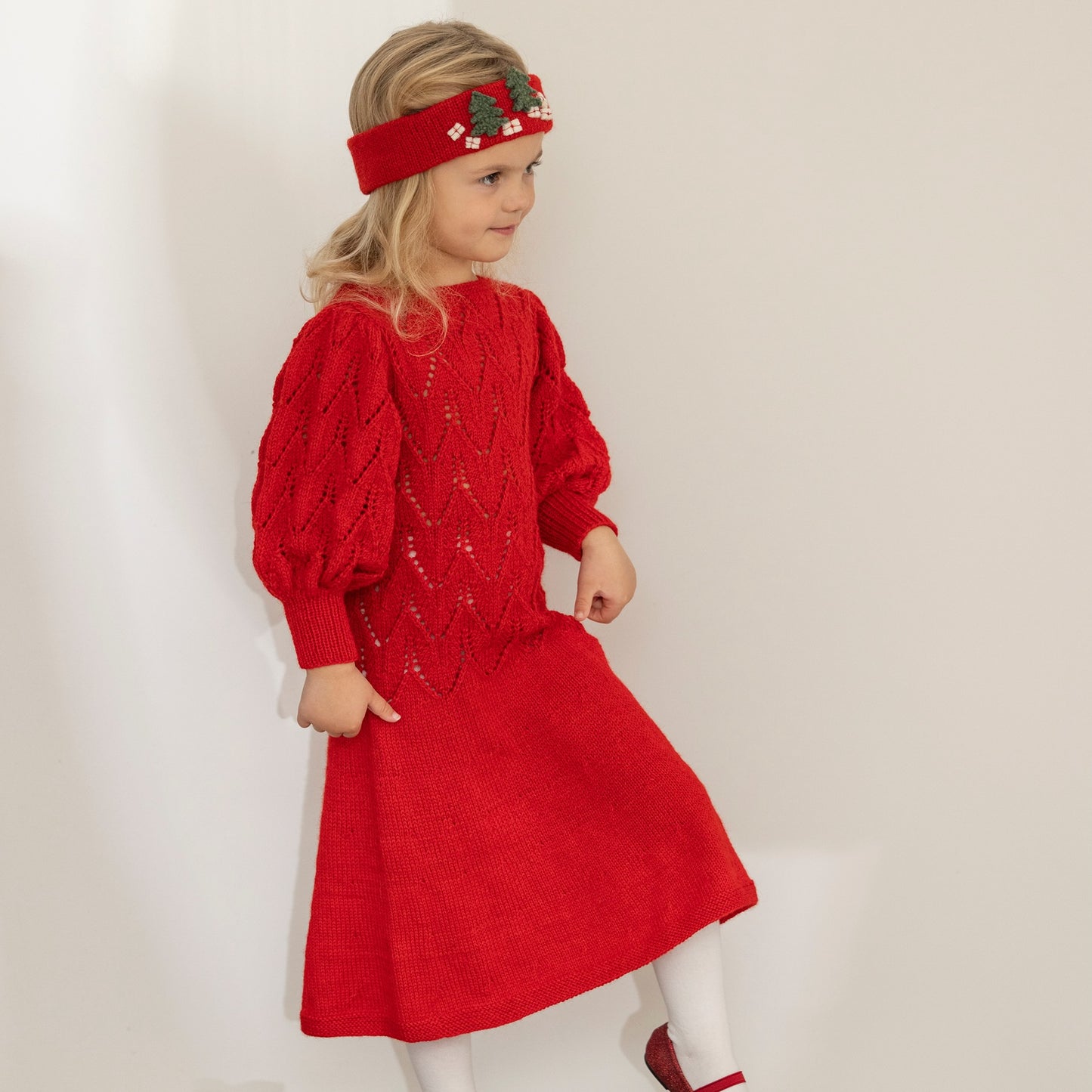 Strikk The Look: Tjøme-kjole rød