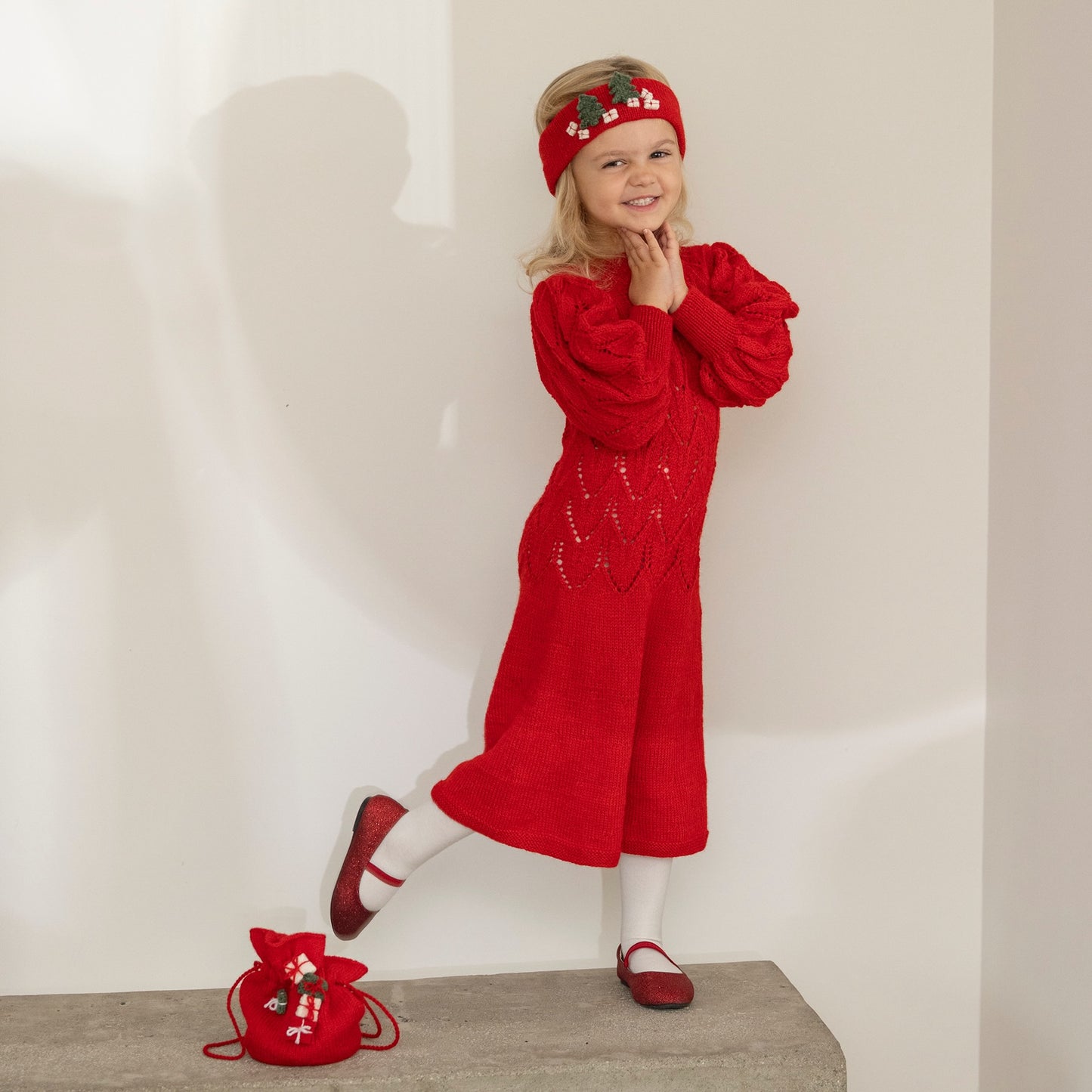 Strikk The Look: Tjøme-kjole rød