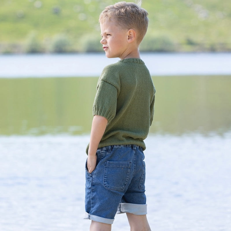 Strikk The Look: Burgos t-skjorte grønn