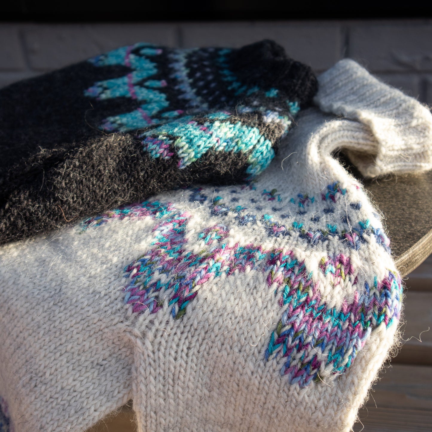 Strikk The Look: Litjåsen-genser grå barn