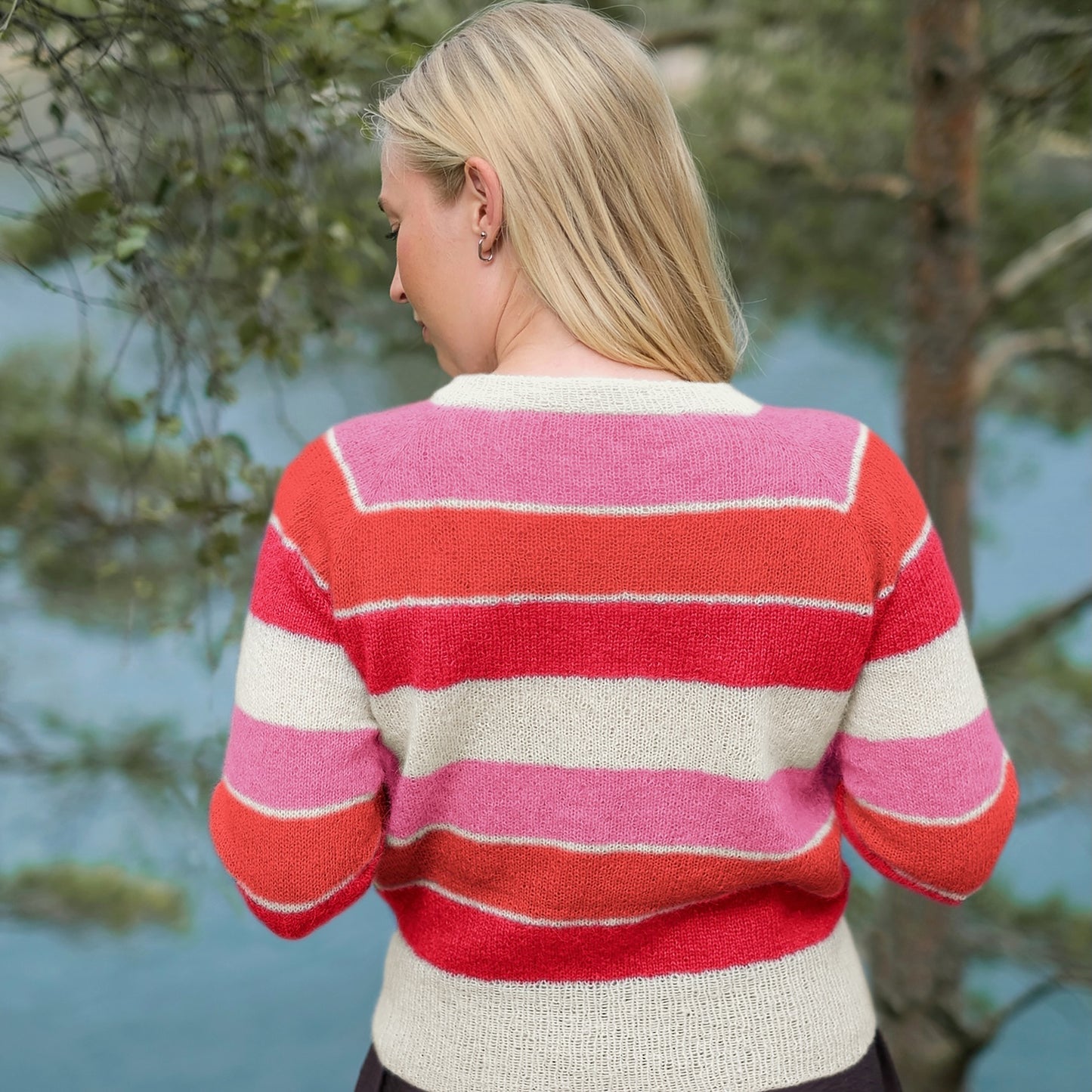 Strikk The Look: Tvist-genser rød