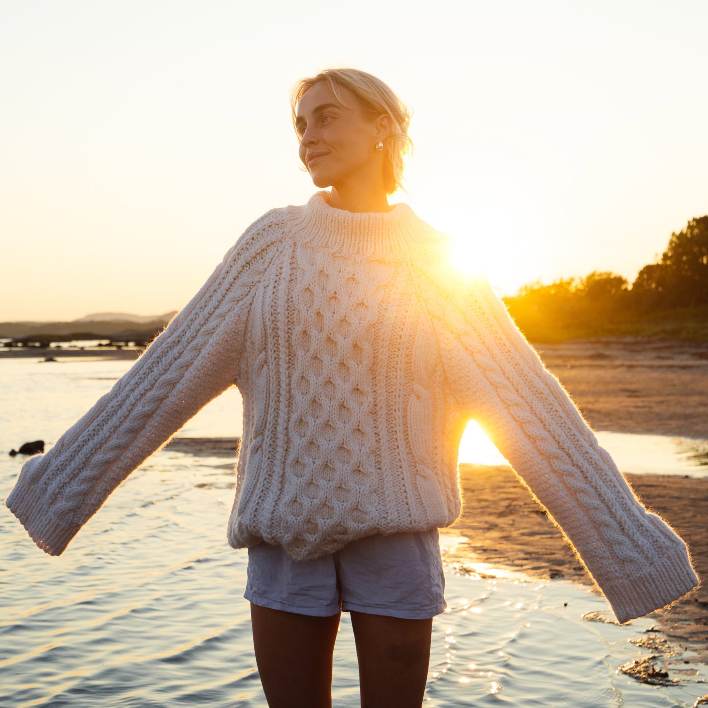Strikk The Look: Ådne-genser natur