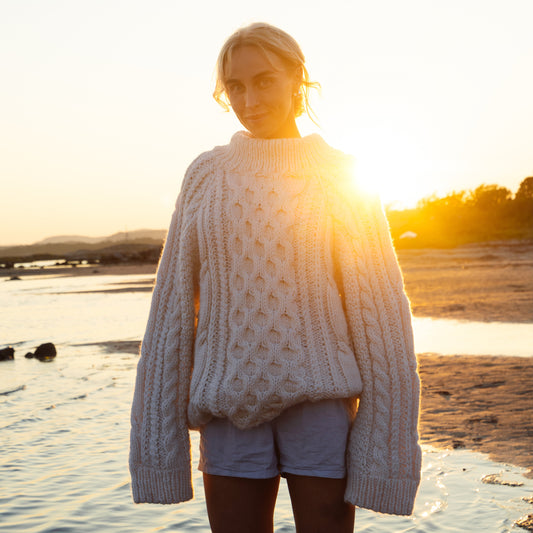 Strikk The Look: Ådne-genser natur