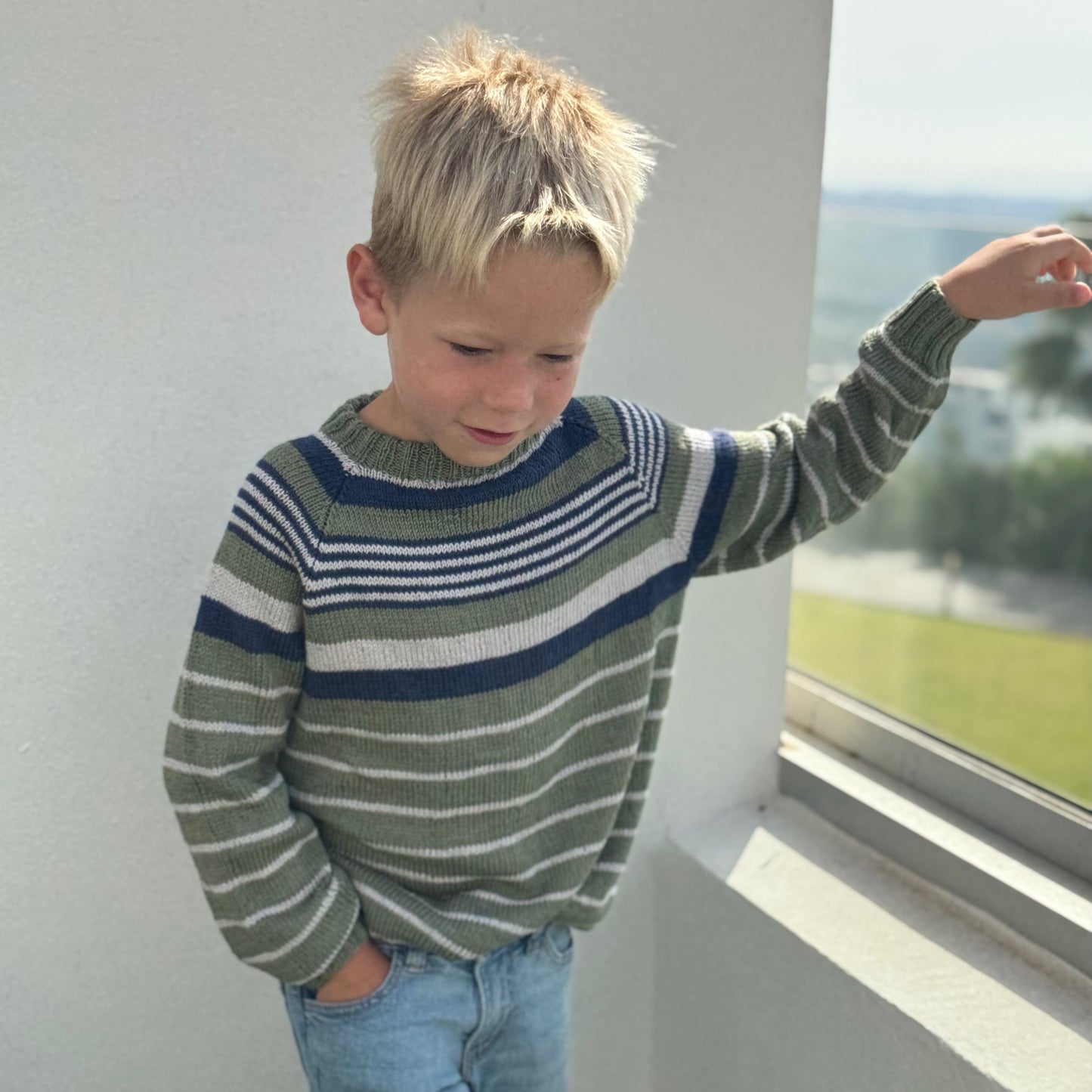 Strikk The Look: Pelle-genseren grønn