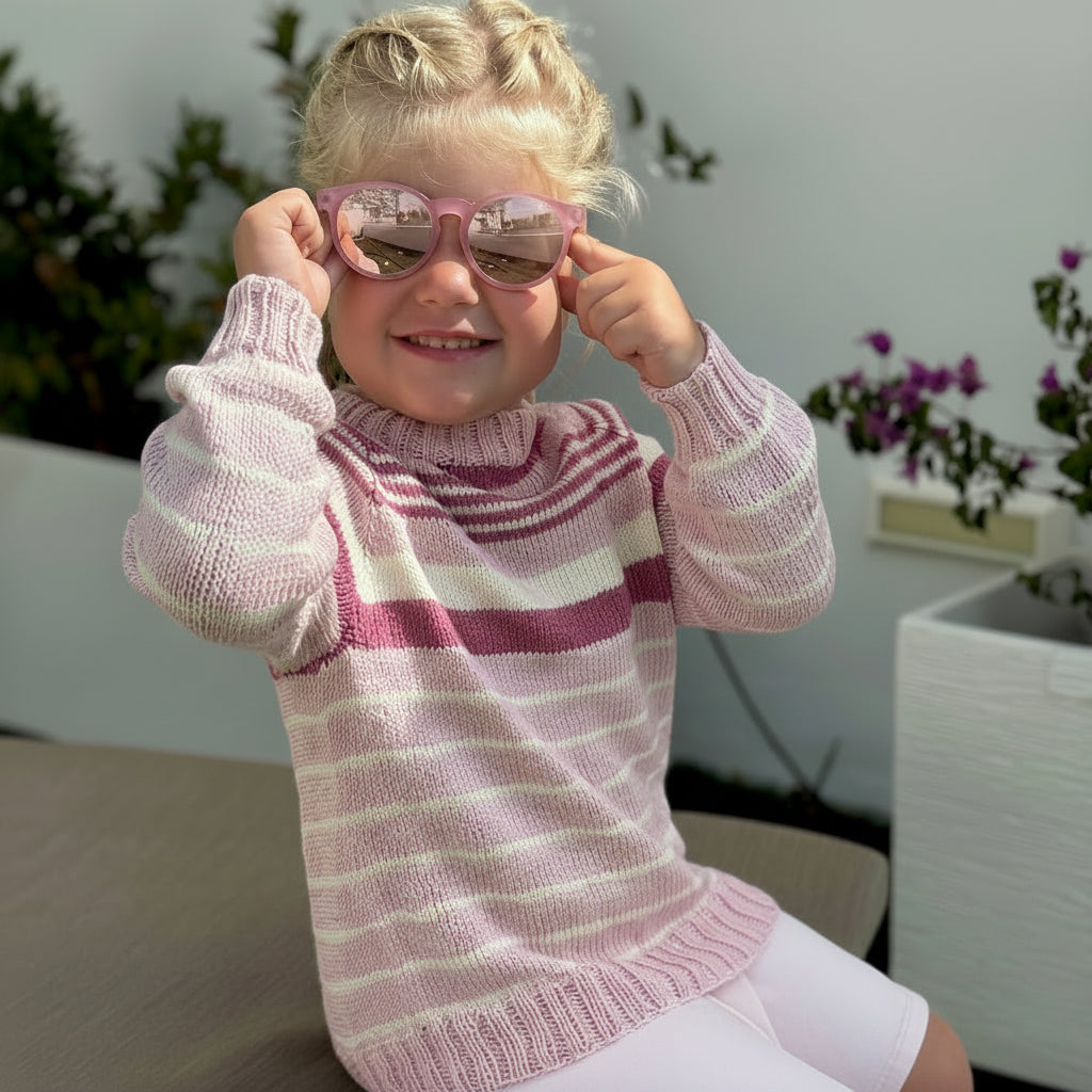 Strikk The Lokk: Pelle-genseren rosa