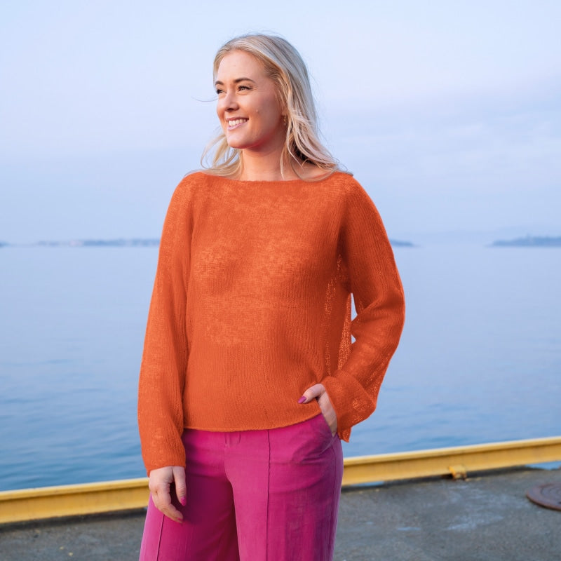 Strikk The Look: Gally-genser Oransje