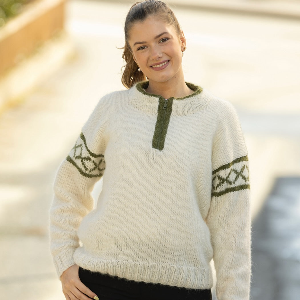 Strikk The Look: Demmi- genser natur