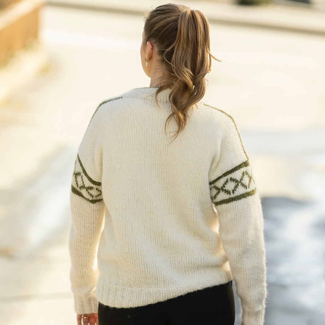 Strikk The Look: Demmi- genser natur