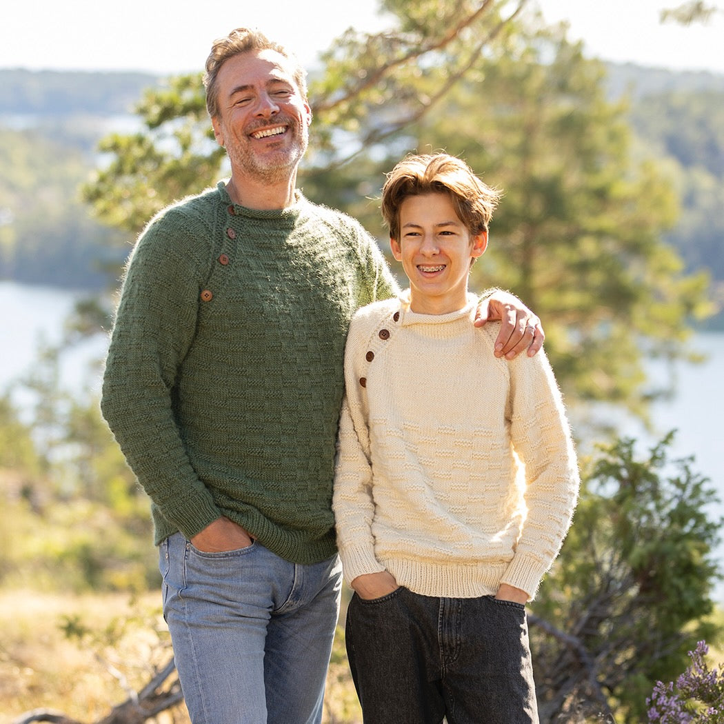 Strikk The Look: Odin-genser grønn