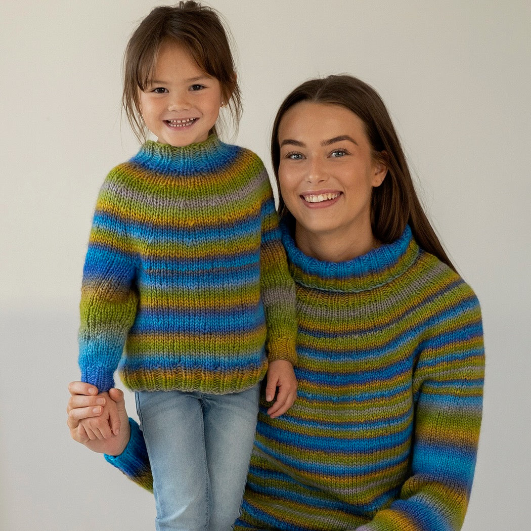 Strikk The Look: Albus-genser, barn