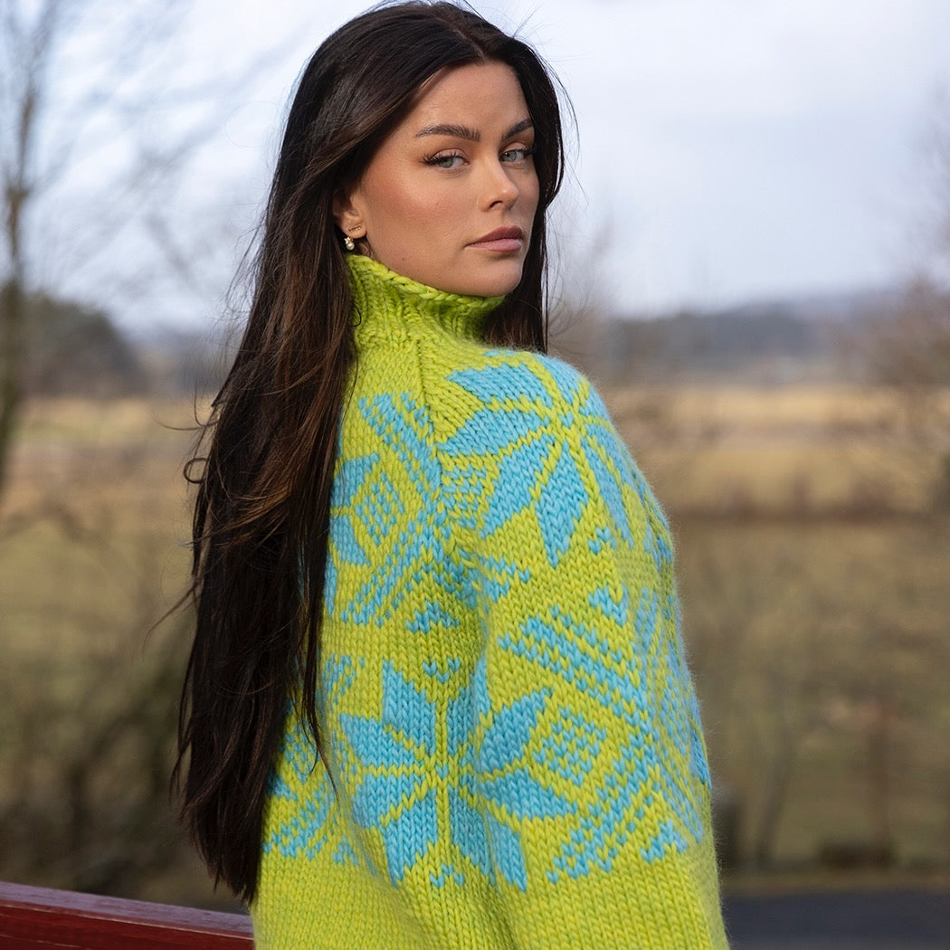 Strikk The Look: Snoi-genser lime