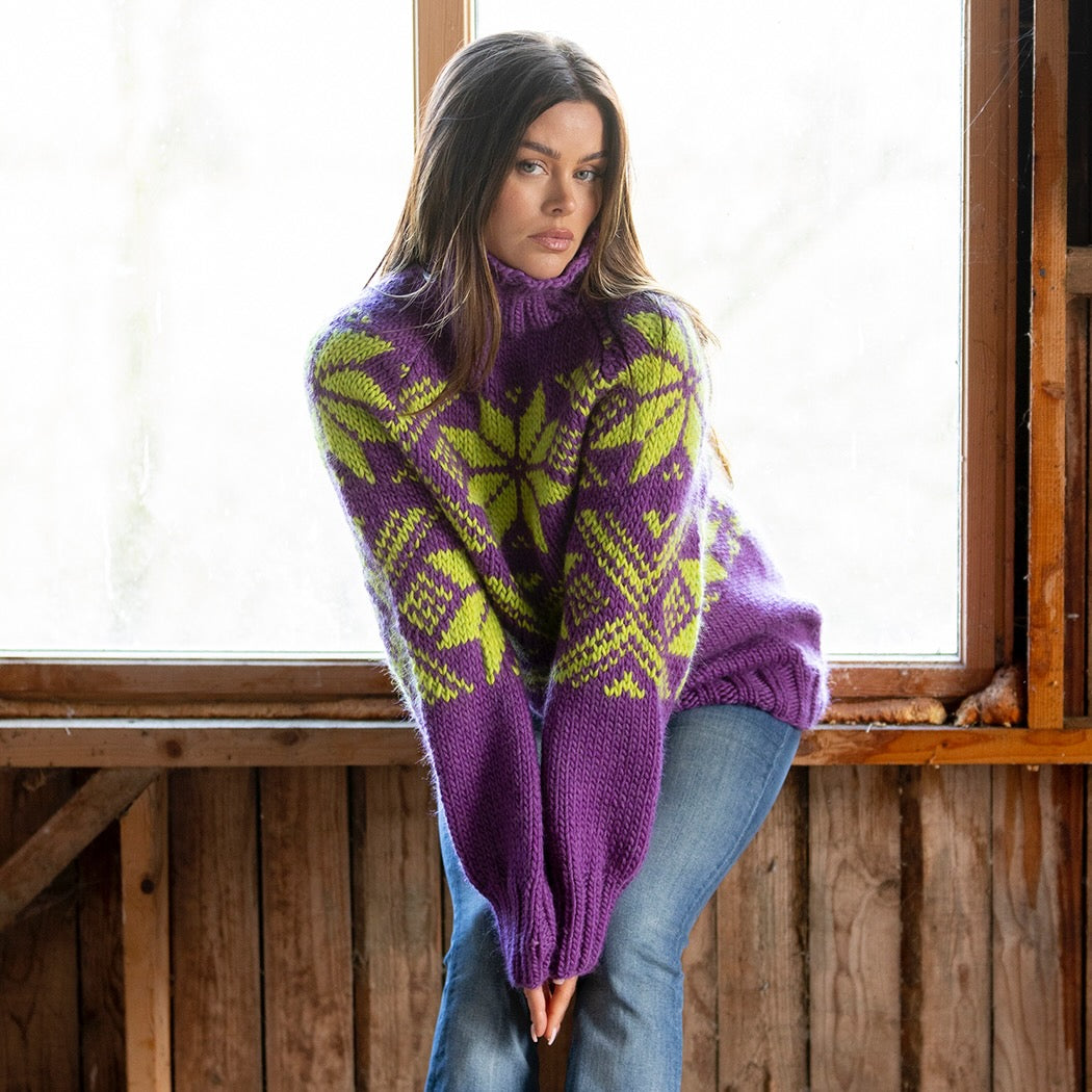 Strikk The Look: Snoi-genser lilla