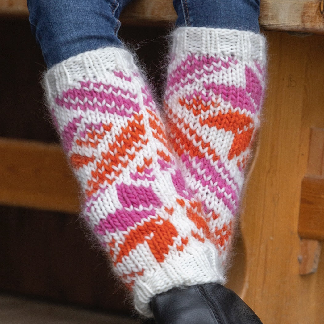 Strikk The Look: Snoi-leggvarmere barn