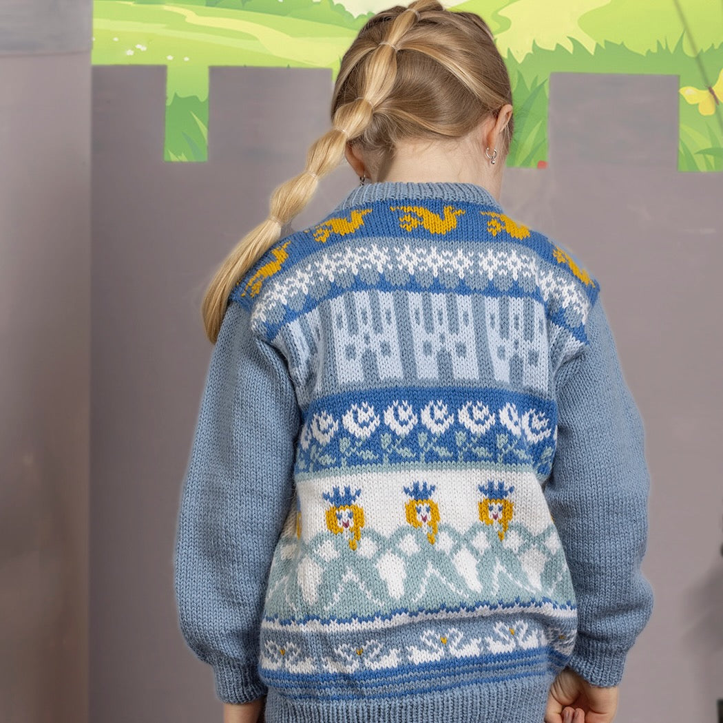 Strikk The Look: Ingfrid-jakke blå