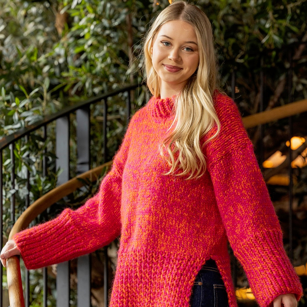 Strikk The Look: Torunn-genser rød