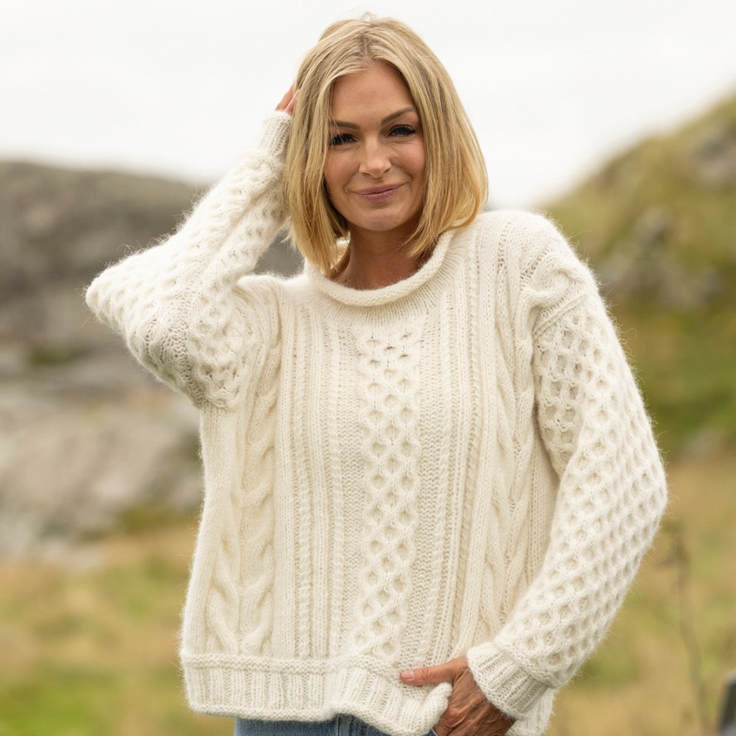 Strikk The Look: Jærbu-genser natur