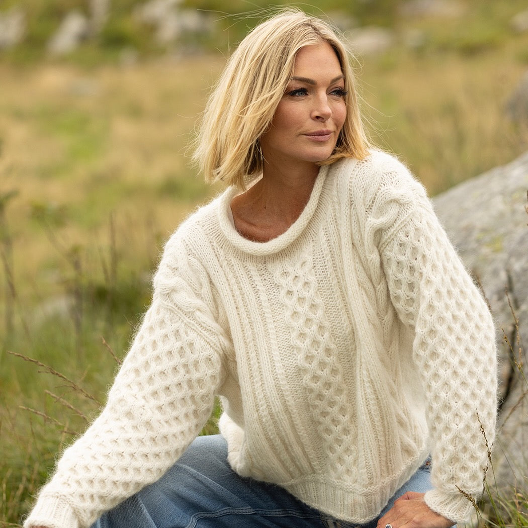 Strikk The Look: Jærbu-genser natur