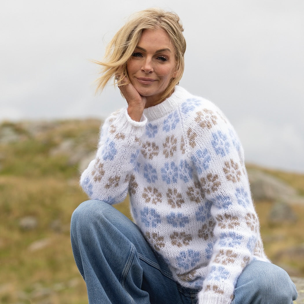 Strikk The Look: Blomar-genser