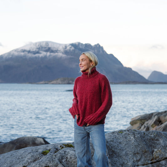 Strikk The Look:  Haga unisex chunky-genser