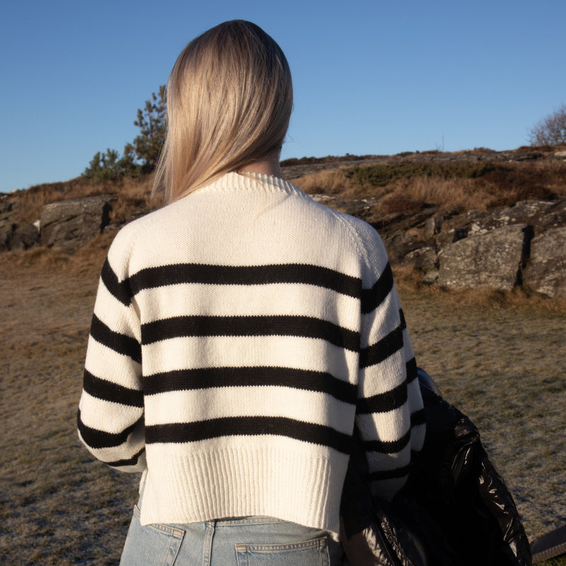 Strikk The Look: Alexa-genser hvit