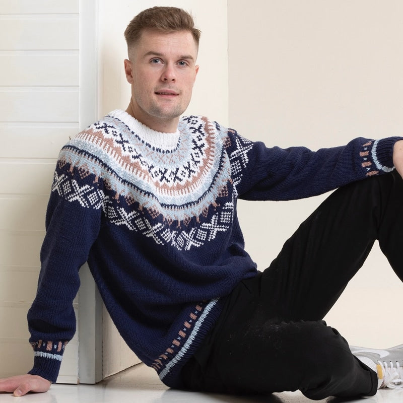 Strikk the Look: Apal-genser marine