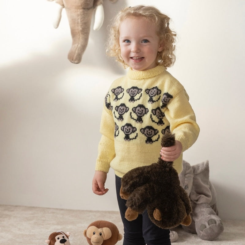 Strikk The Look: Apekatt-genser