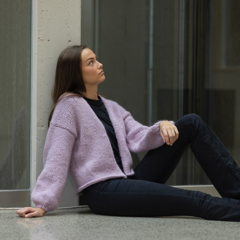 Strikk The Look: Athelia-jakke lys lilla