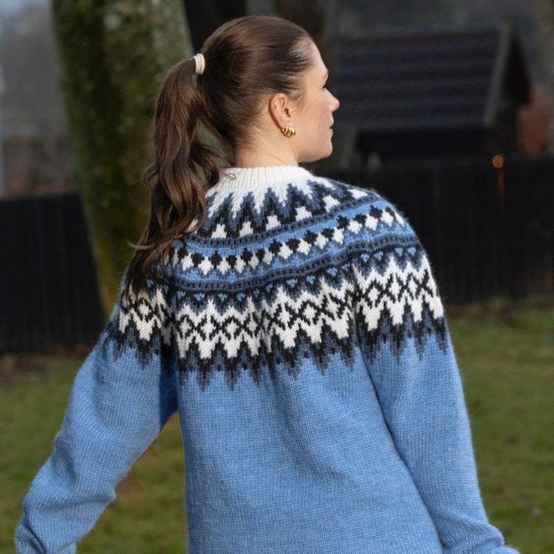 Strikk The Look: Blåtopp-genser