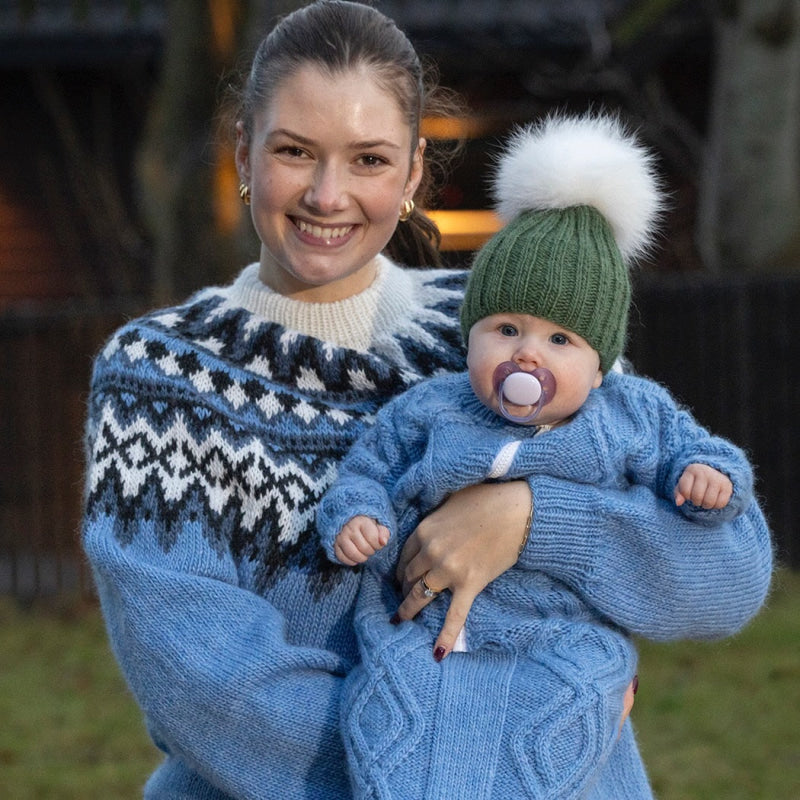 Strikk The Look: Blåtopp-genser