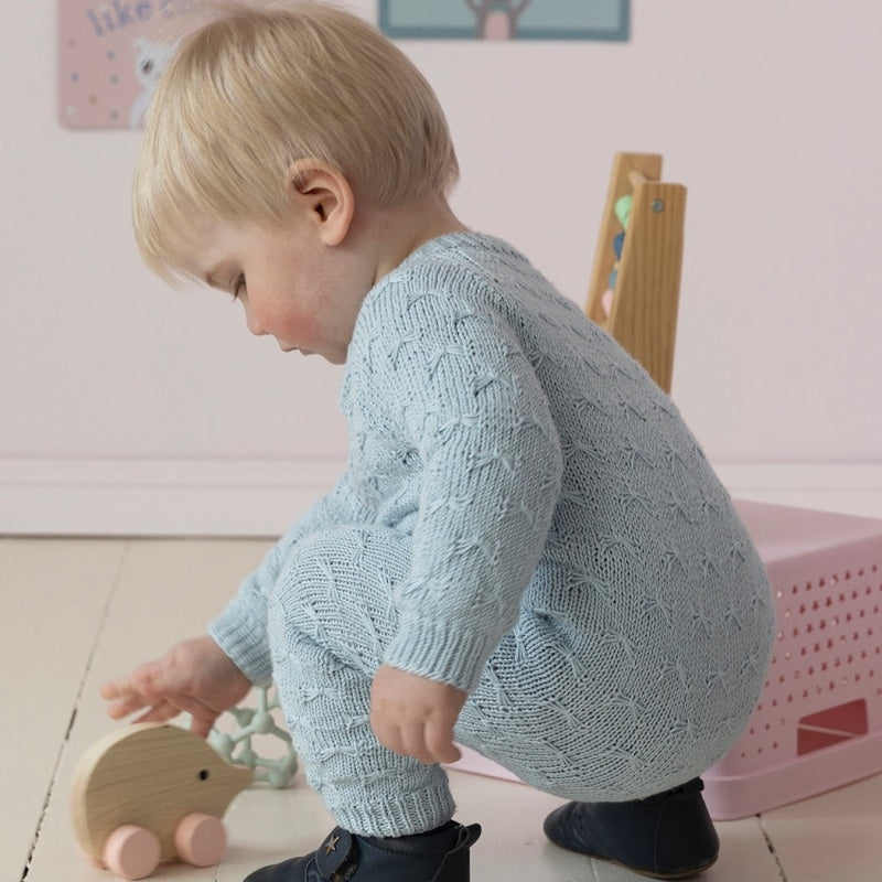 Strikk The Look: Bumba-dress lys blå