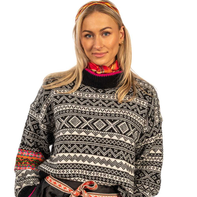 Strikk The Look: Bykle-genser forte- alp wool