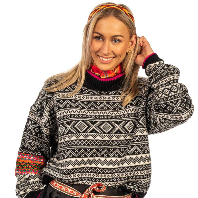 Strikk The Look: Bykle-genser forte- alp wool