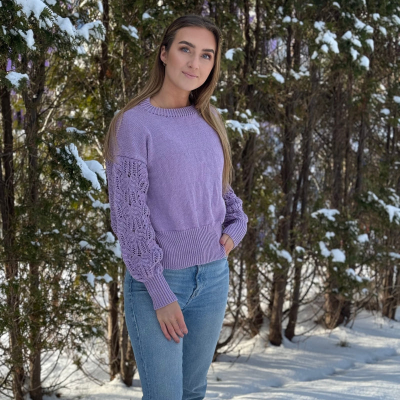 FERDIGSTRIKK: Cala-genser lilla M