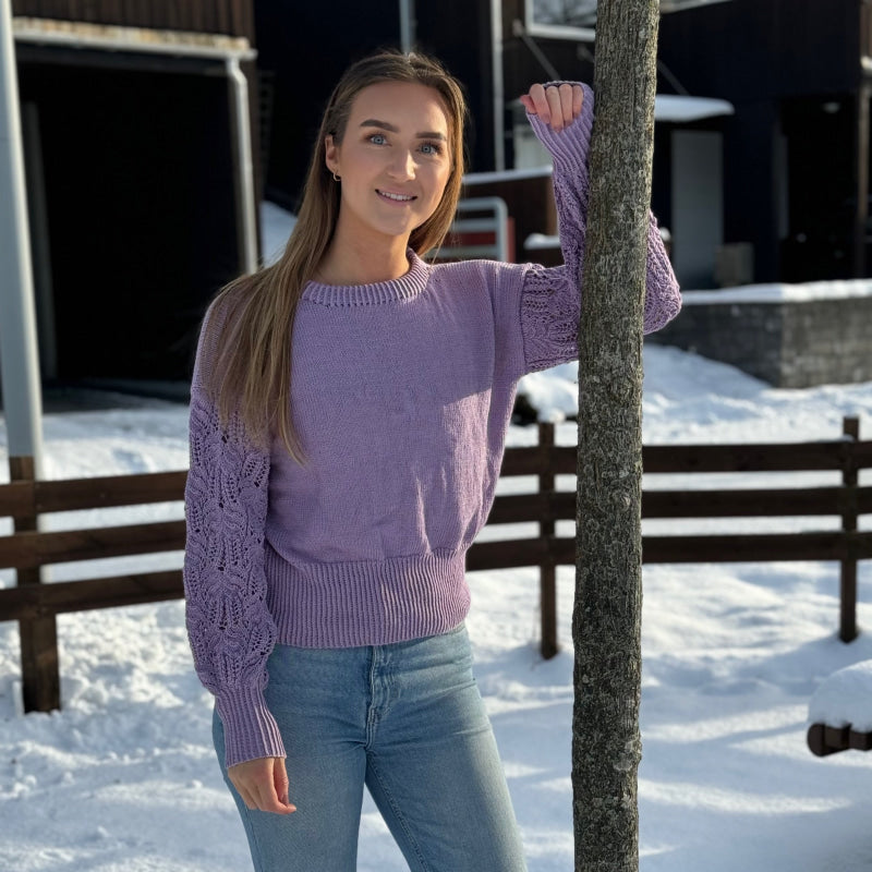 FERDIGSTRIKK: Cala-genser lilla M