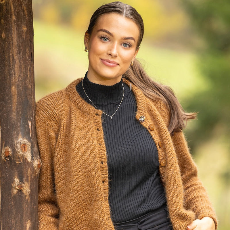 Strikk The Look: Caramel cardigan