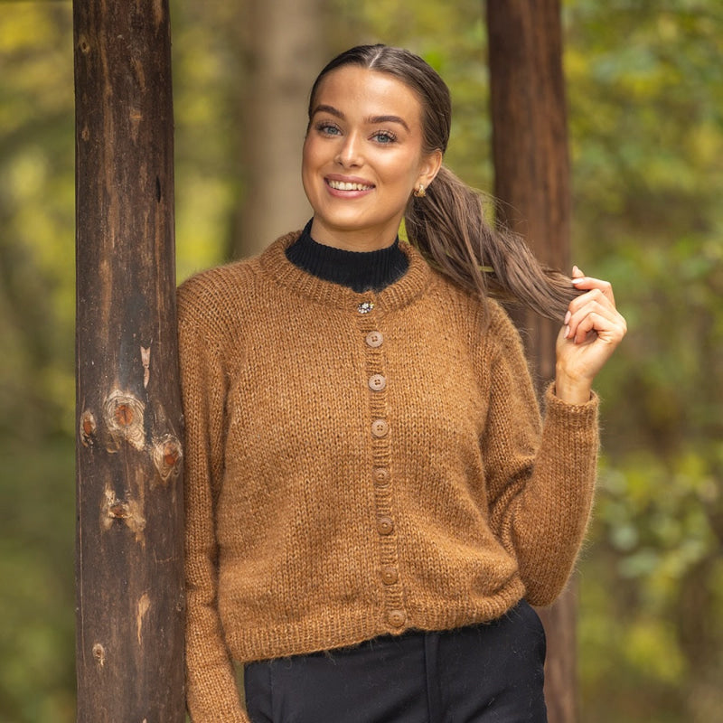 Strikk The Look: Caramel cardigan