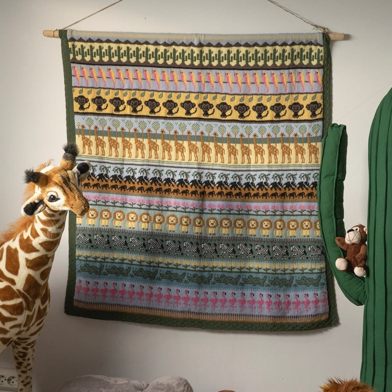 Strikk The Look: Dyrene i Afrika-teppe