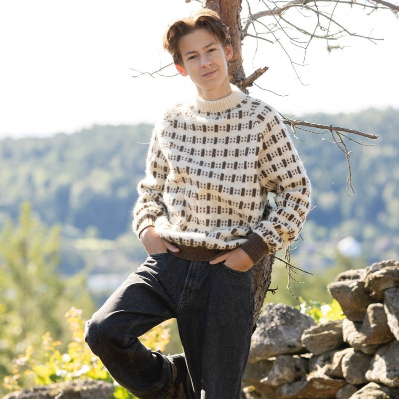 Strikk The Look: Eddi-genser natur