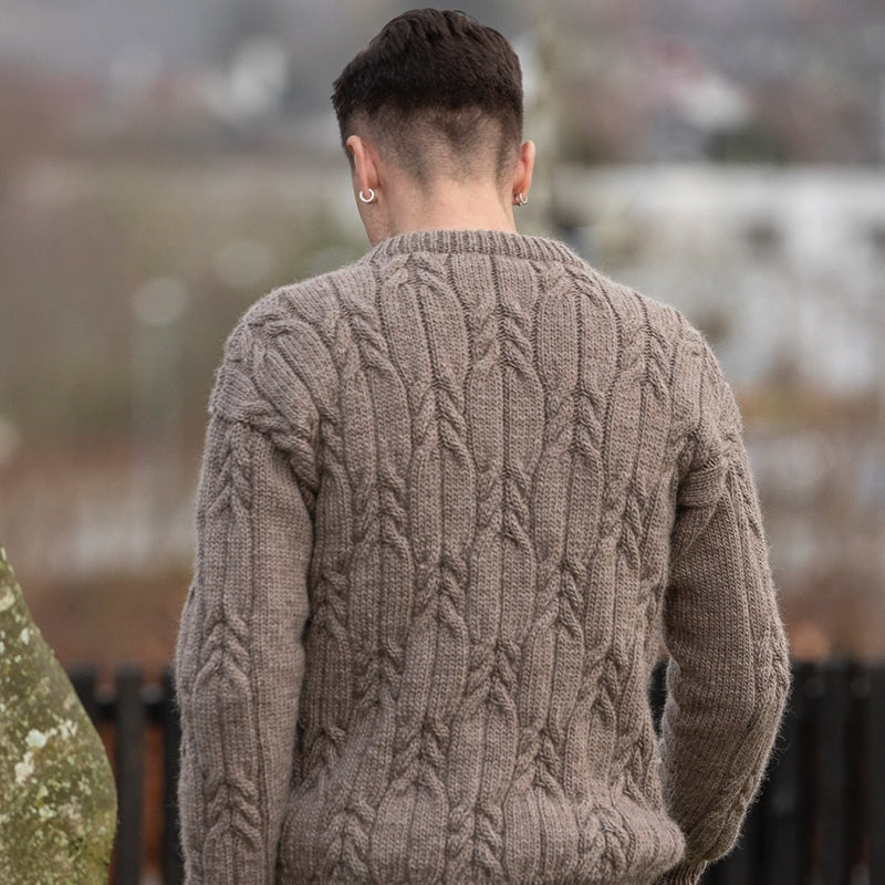 Strikk The Look:  Eden-genser beige