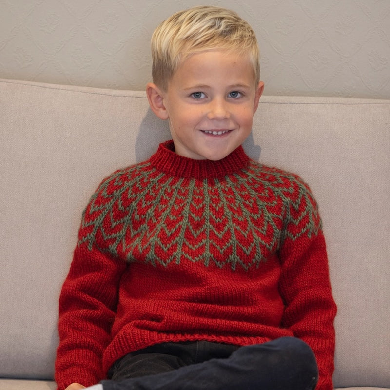 Strikk The Look: Edgar-genser rød