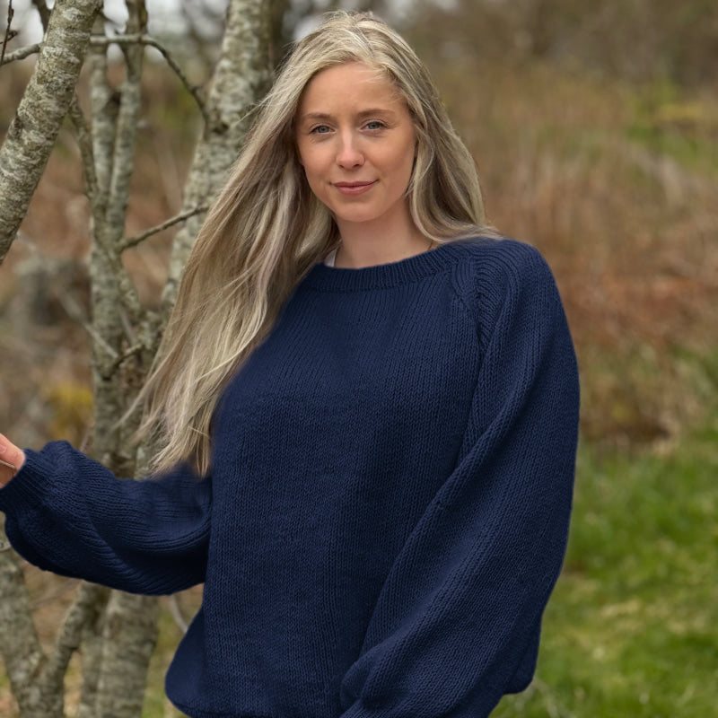 Strikk The Look: Emilie-genser marine