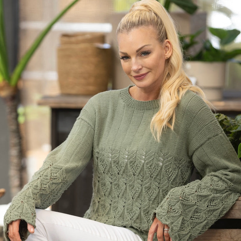 Strikk The Look: Eucalyptus-genser