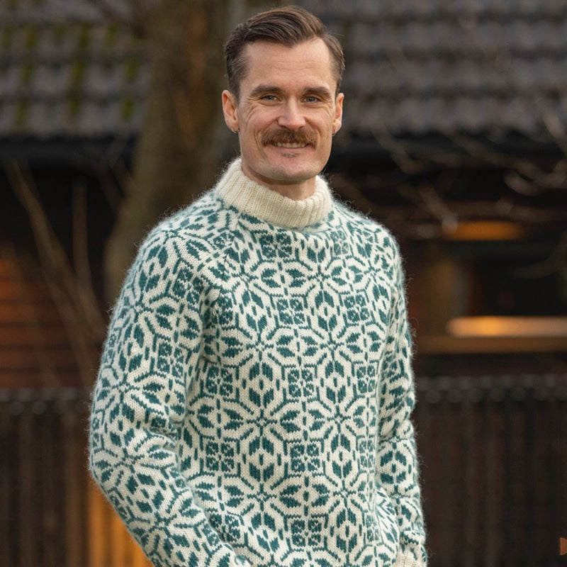 Strikk The Look: Filippa-genser raglan skogsgrønn