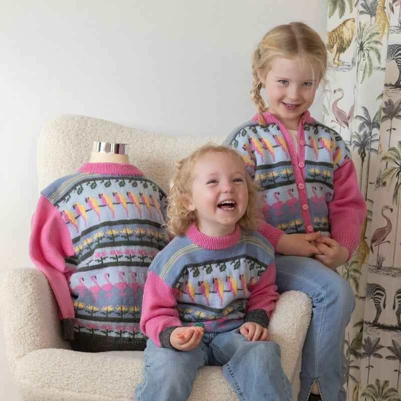 Strikk The Look: Flamingo-genser