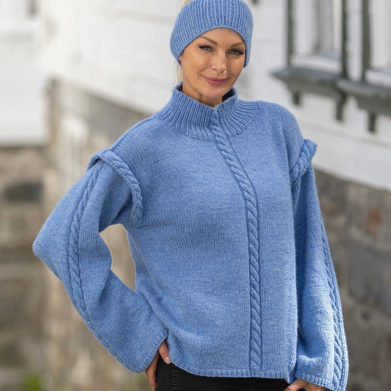 Strikk The Look: Frey-genser blå