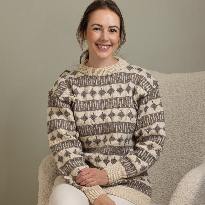 Strikk The Look: Grøde-genser natur