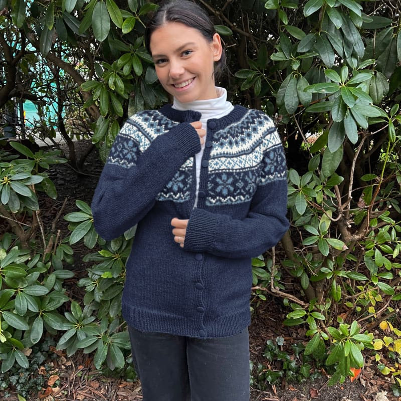 Strikk The Look: Ida-jakke marine