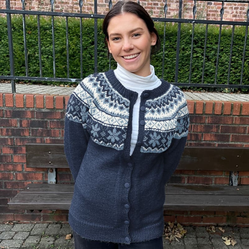 Strikk The Look: Ida-jakke marine