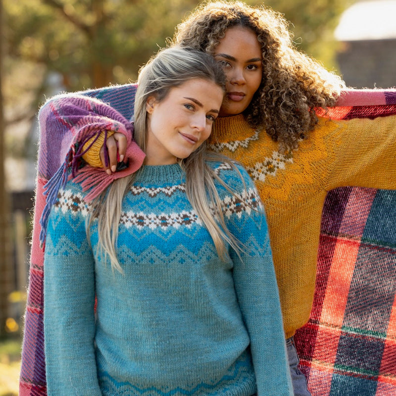 Strikk The Look: Jonstøl-genser gul